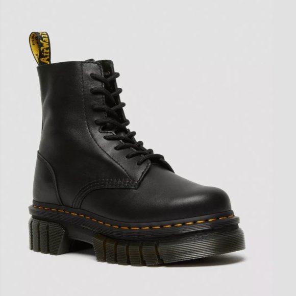 AUDRICK NAPPA LEATHER PLATFORM ANKLE BOOTS MSRP$240 in Black Nappa - Picture 11 of 13